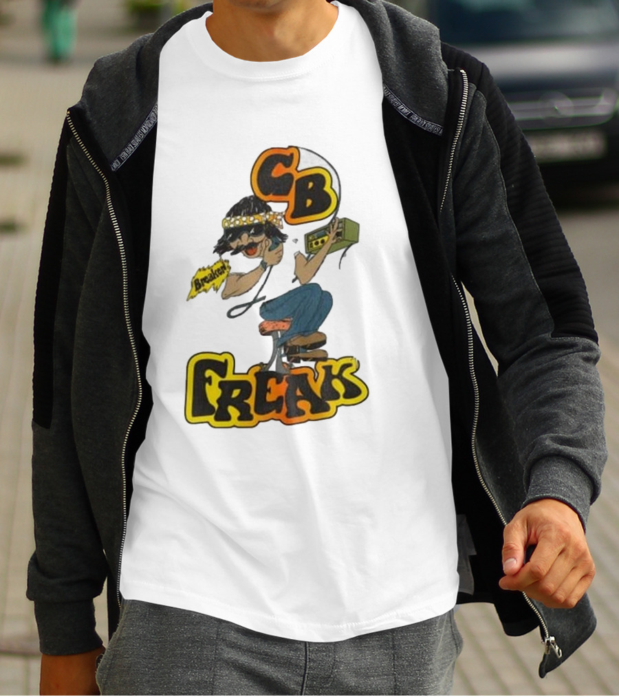 CB FREAK Breaker Trucker CB Radio Enthusiast T-Shirt