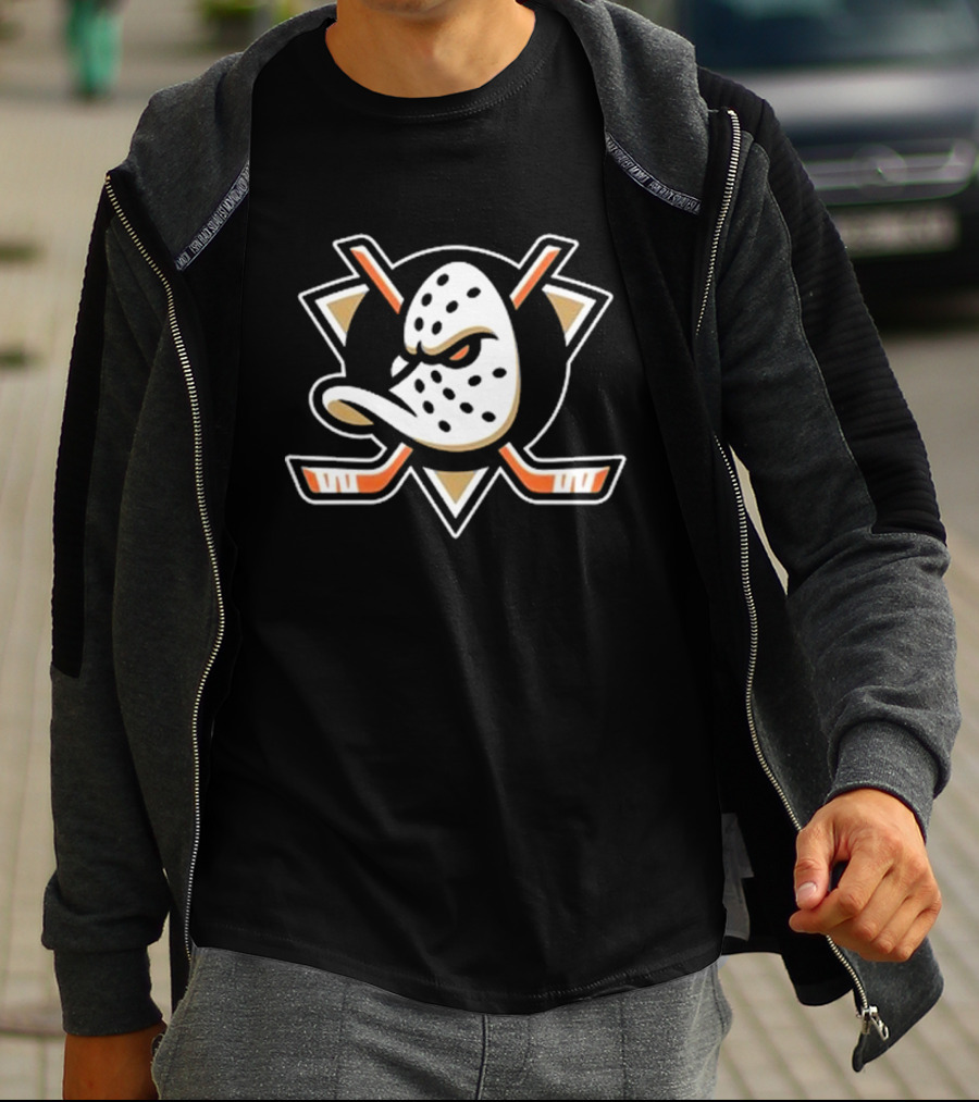 Anaheim Ducks Classic Hockey Mask Emblem Essential T-Shirt
