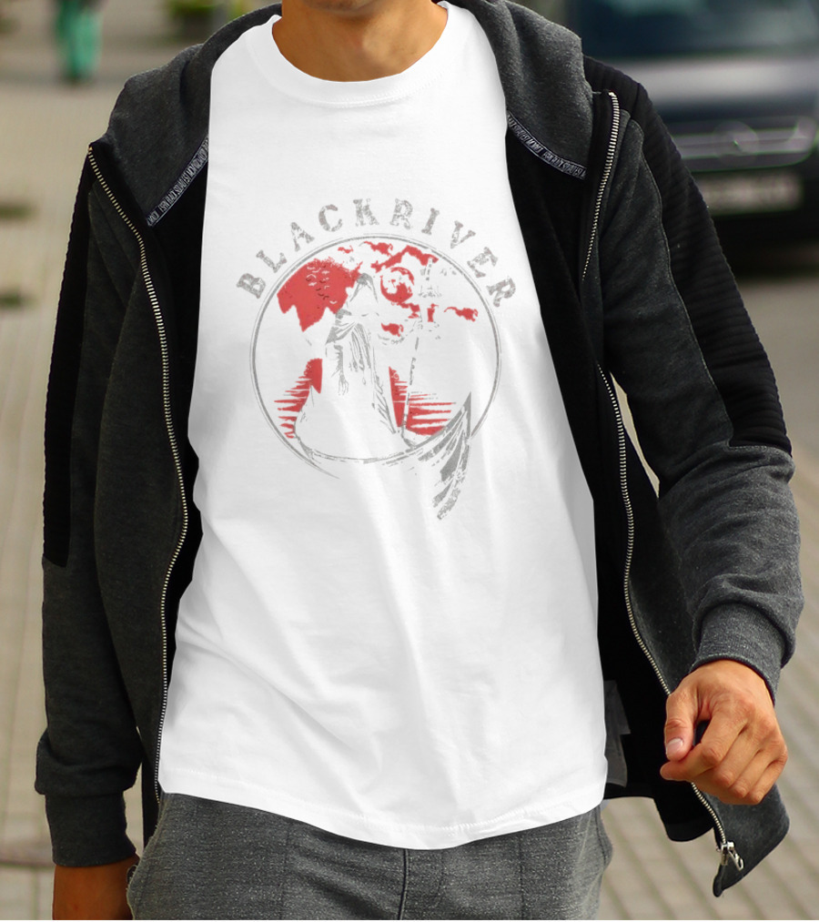 Blackriver The Ferryman Charon Mythology Circle T-Shirt