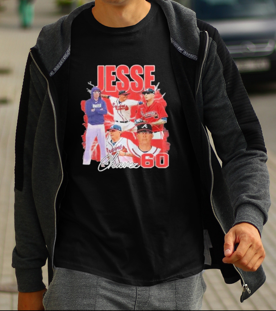 Braves Jesse Chavez 60 T-Shirt