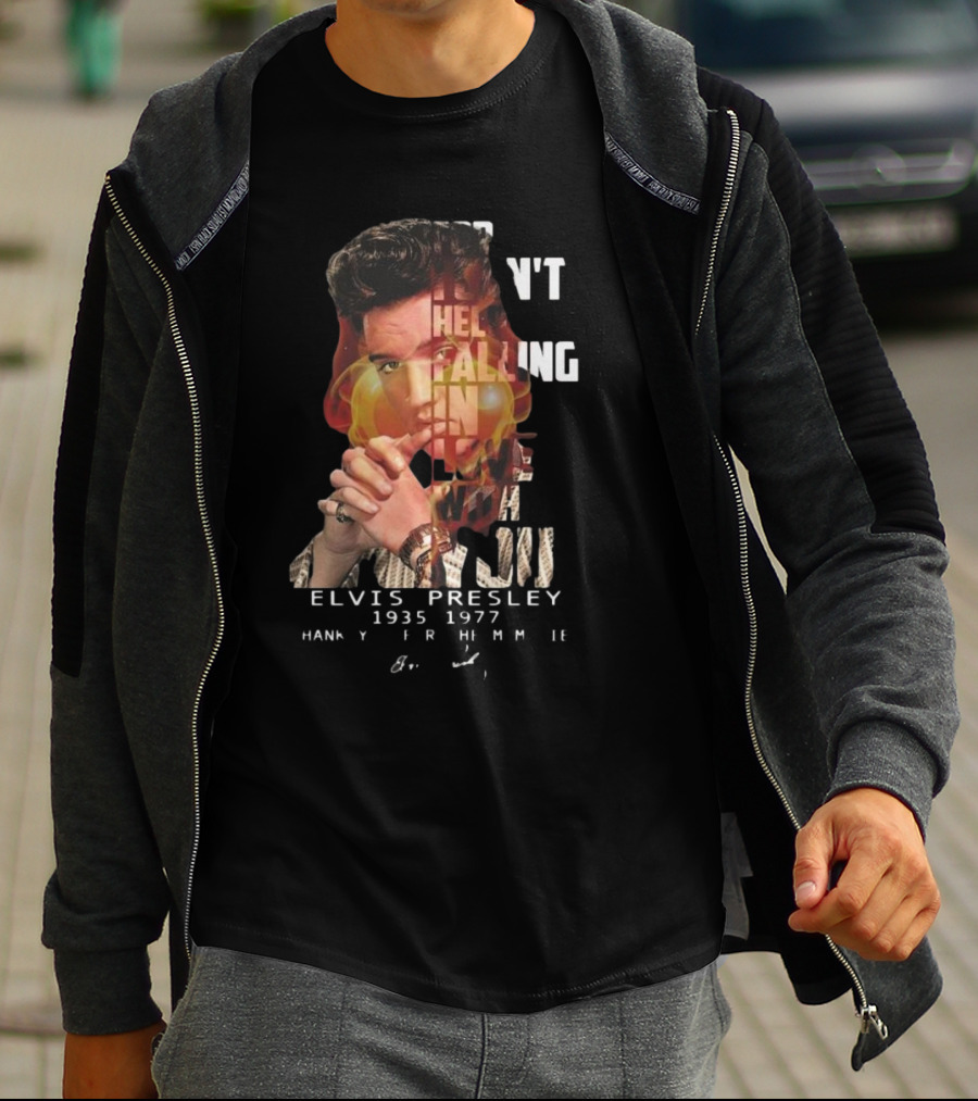 Can’t Help Falling In Love Elvis Presley 1935-1977 Thank You For The Memories T-Shirt