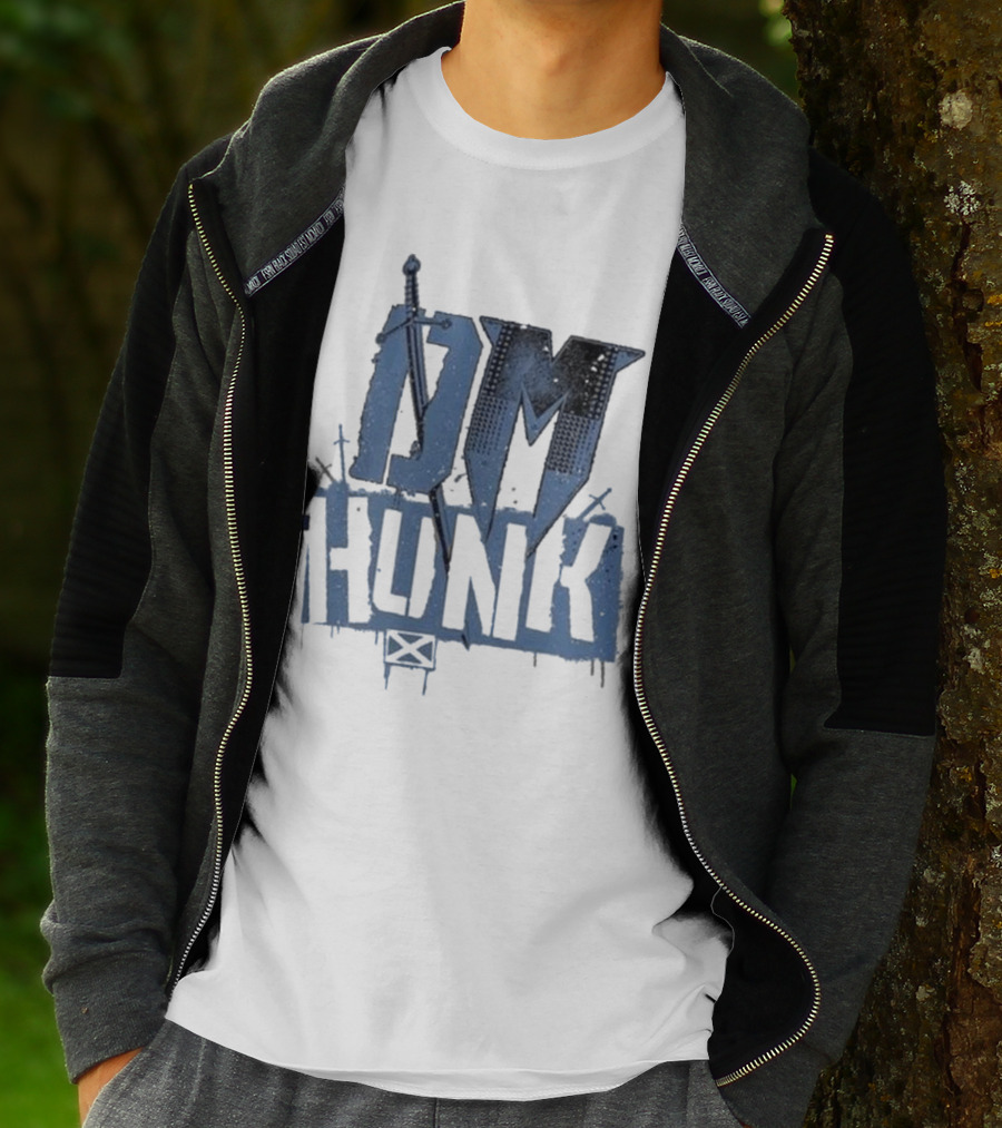 DM Hunk Sword Elements Drew Mcintyre Ringer T-Shirt
