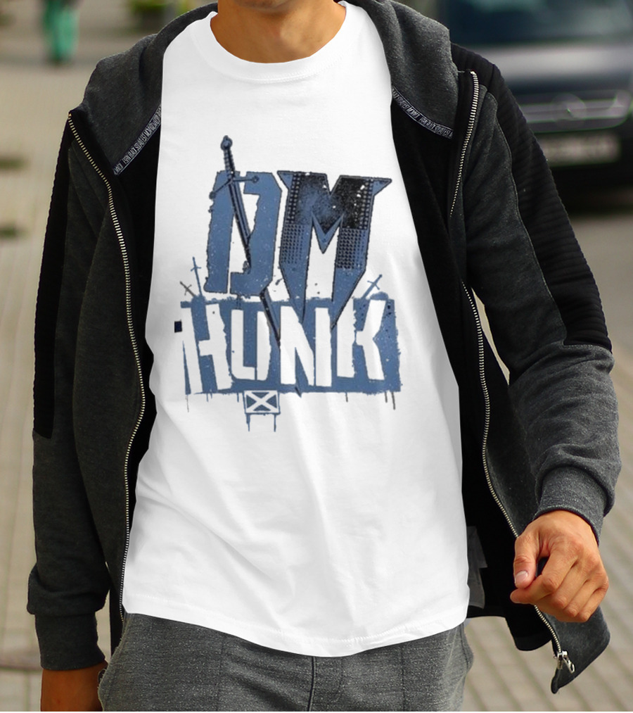 DM Hunk Sword Elements Drew Mcintyre Ringer T-Shirt