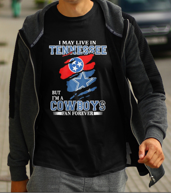 Tennessee Resident Dallas Cowboys Fan Forever NFL Loyalty T-Shirt