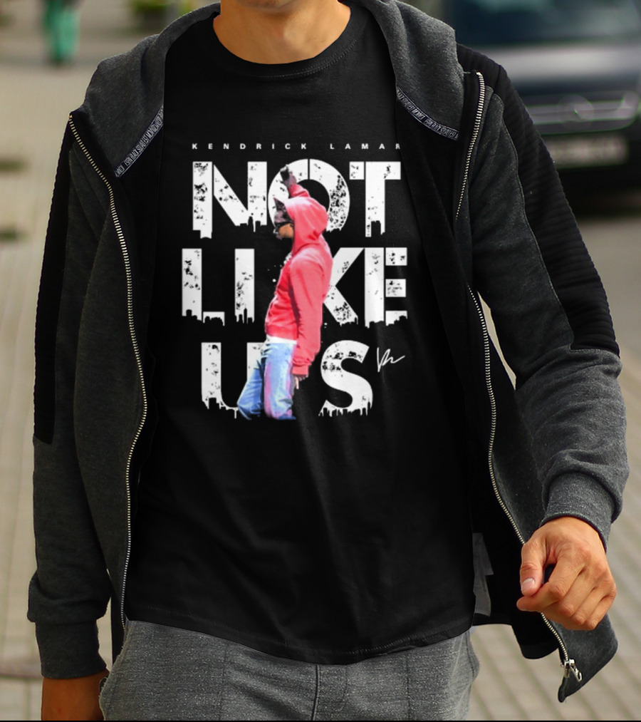 Kendrick Lamar Not Like Us Signature Hoodie Cityscape T-Shirt
