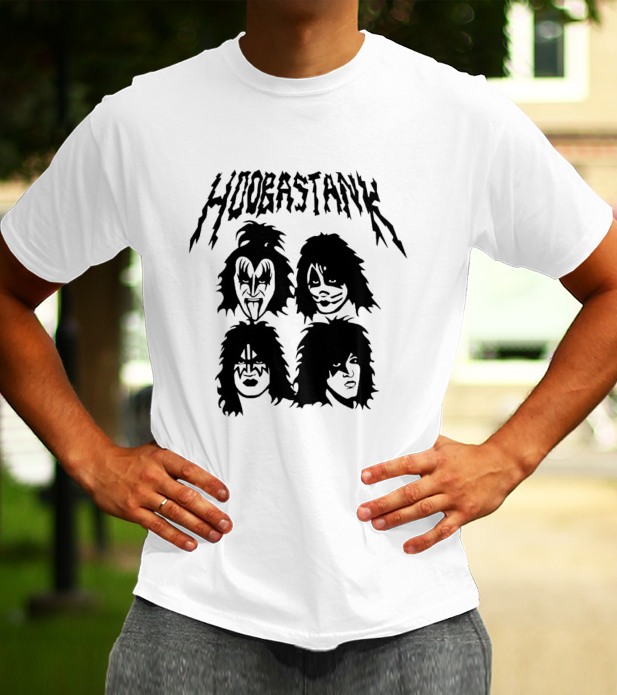 Hoobastank Meets Kiss Makeup Rock T-Shirt