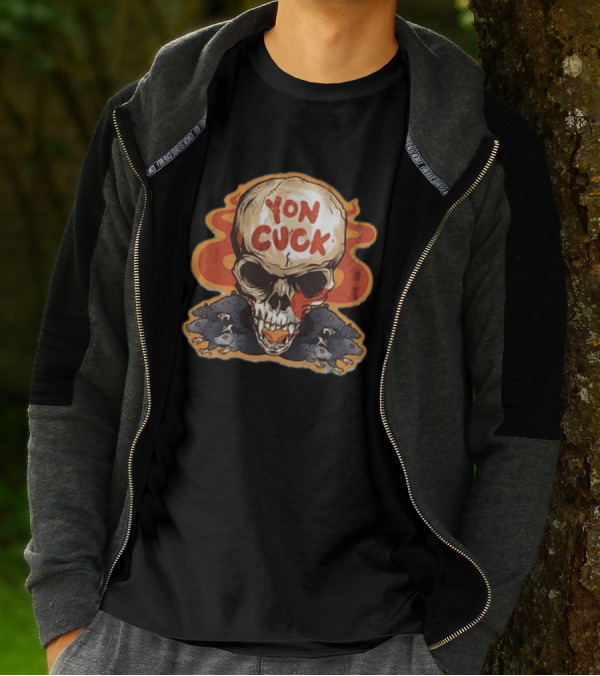 Mcelroy Yon Cuck Skull With Rats T-Shirt
