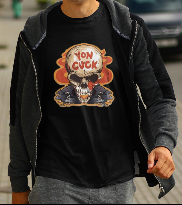Mcelroy Yon Cuck Skull With Rats T-Shirt