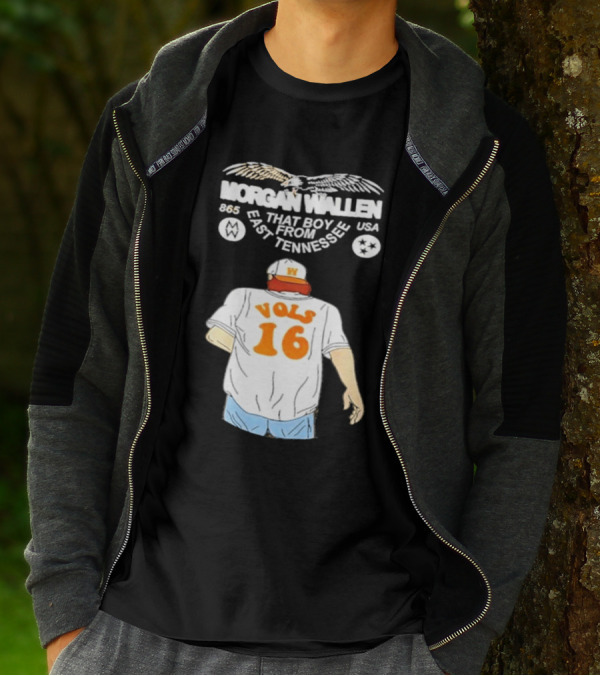 Morgan Wallen Vols 16 That Boy From East Tennessee USA 865 T-Shirt
