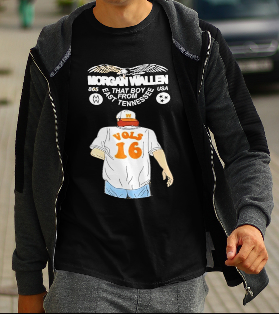 Morgan Wallen Vols 16 That Boy From East Tennessee USA 865 T-Shirt