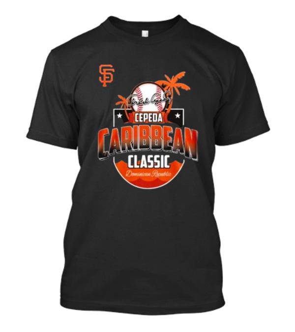 Cepeda Caribbean Classic Dominican Republic Giants Baseball T-Shirt