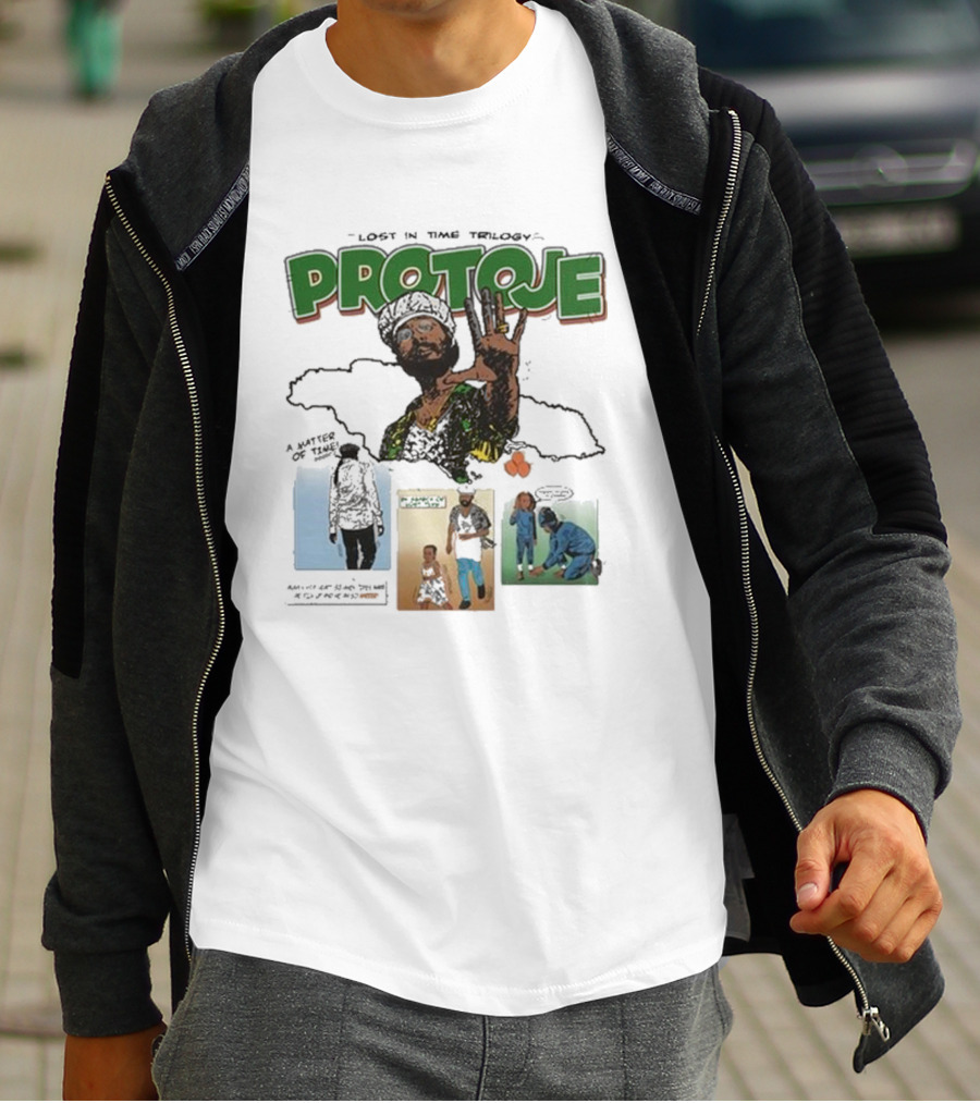 Protoje Lost In Time Trilogy Reggae Series Imagery And Covers T-Shirt