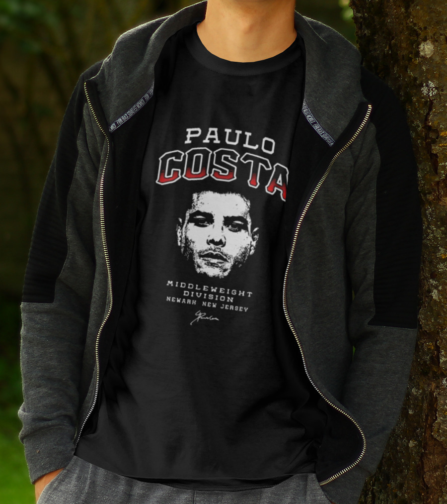 Paulo Costa Middleweight Division Newark New Jersey 302 Fight T-Shirt