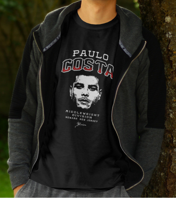 Paulo Costa Middleweight Division Newark New Jersey 302 Fight T-Shirt