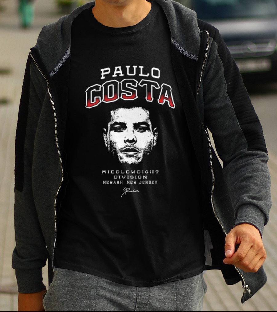 Paulo Costa Middleweight Division Newark New Jersey 302 Fight T-Shirt