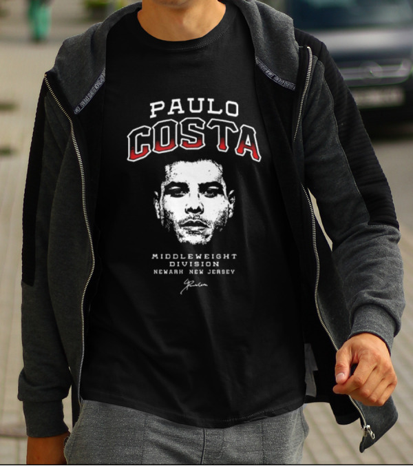 Paulo Costa Middleweight Division Newark New Jersey 302 Fight T-Shirt