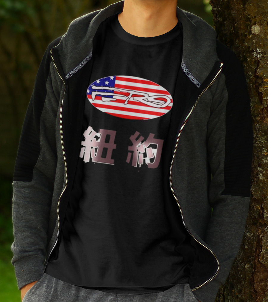 Awake NY Ferg American Flag Oval Logo T-Shirt
