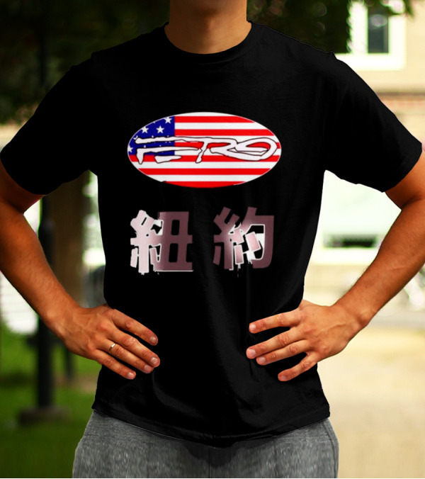 Awake NY Ferg American Flag Oval Logo T-Shirt