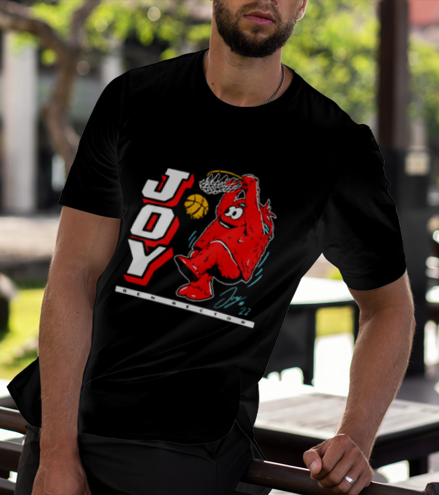 JOY Ben Rector Dunking Basketball Character T-Shirt