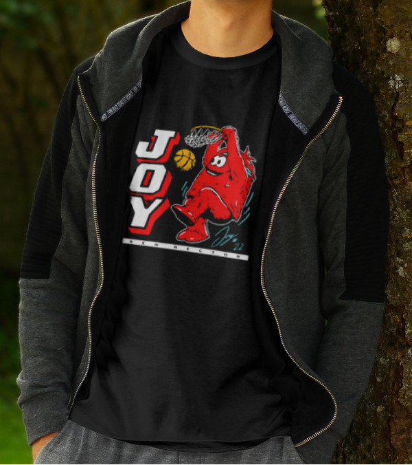 JOY Ben Rector Dunking Basketball Character T-Shirt
