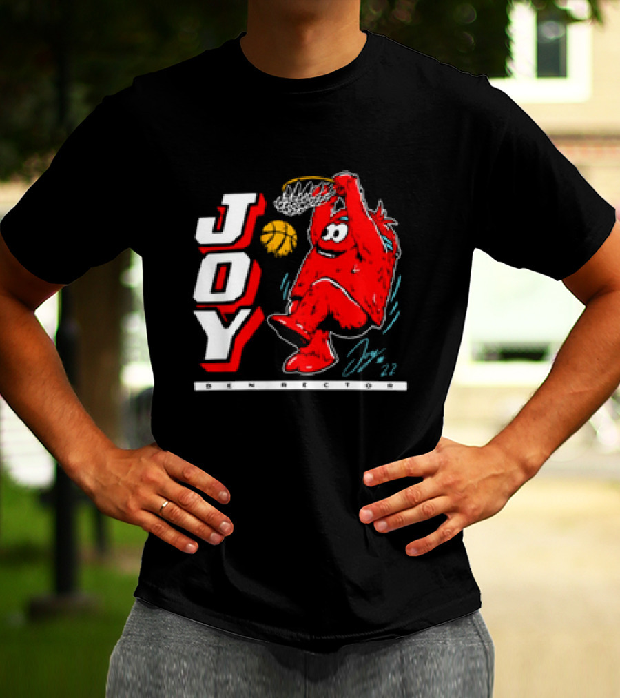 JOY Ben Rector Dunking Basketball Character T-Shirt