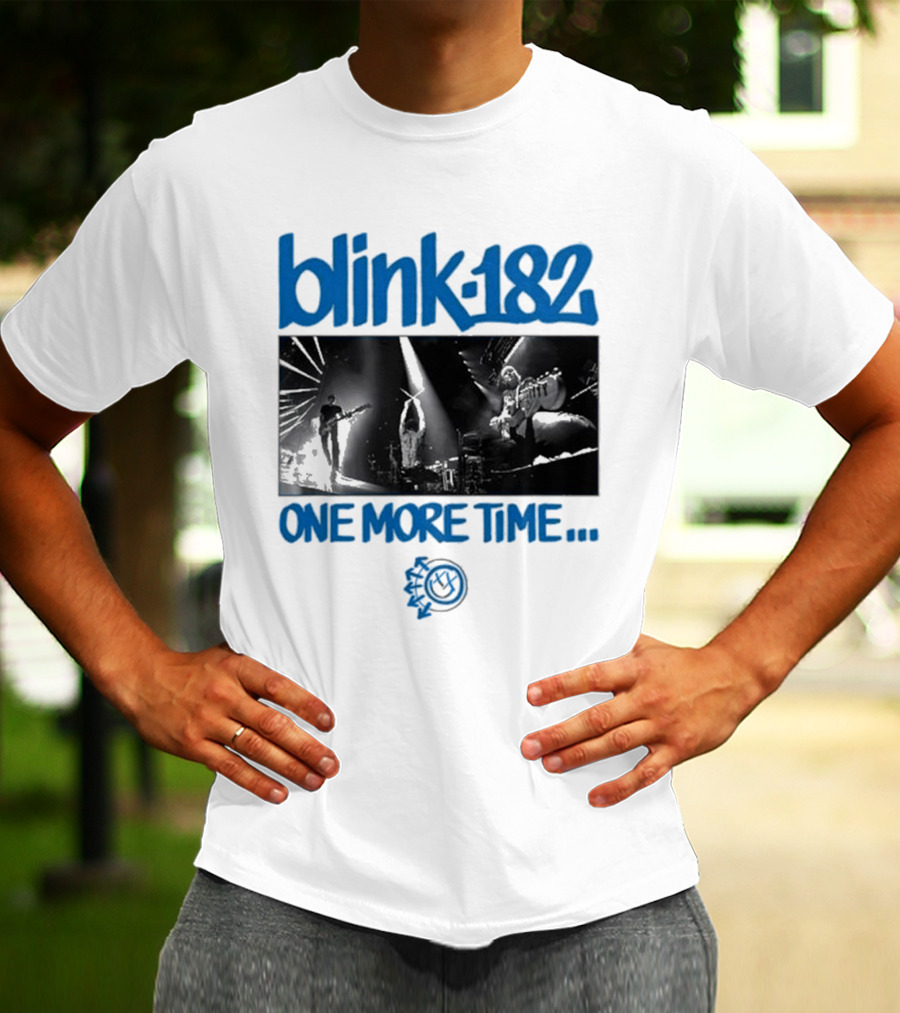 Blink-182 One More Time Concert Photo T-Shirt