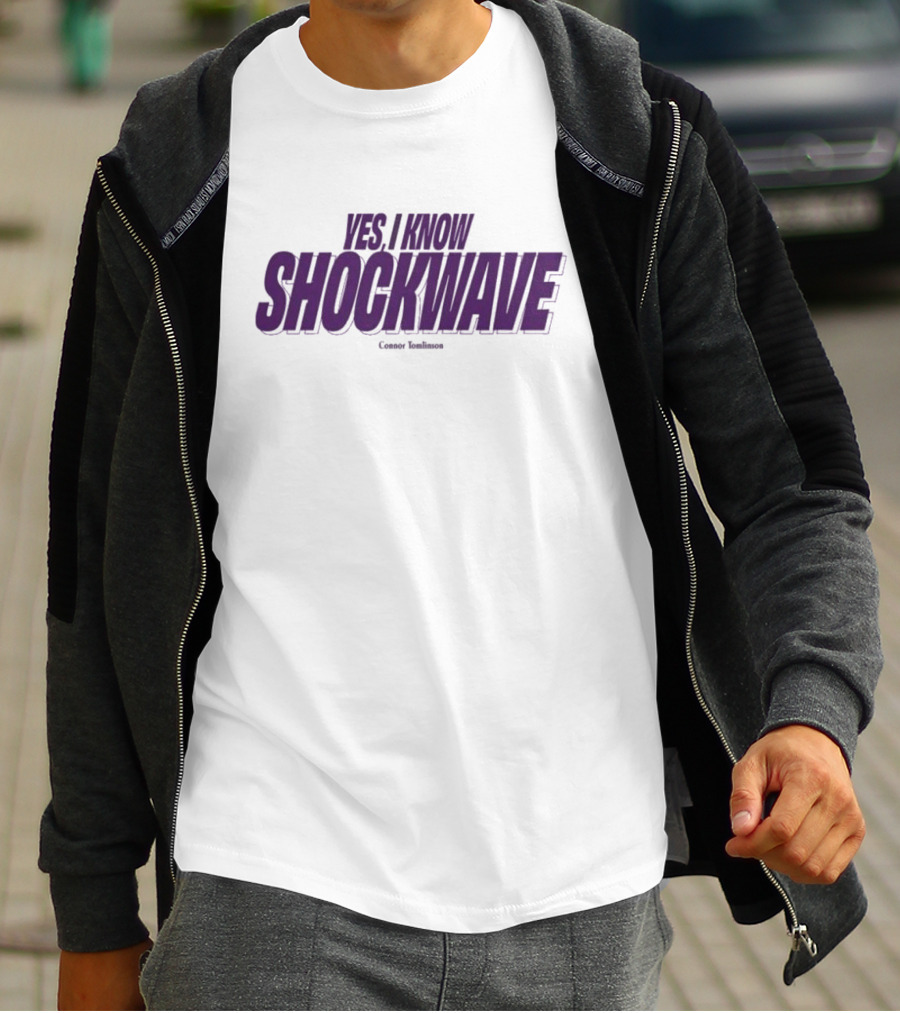 YES I KNOW SHOCKWAVE Connor Tomlinson Midweight T-Shirt