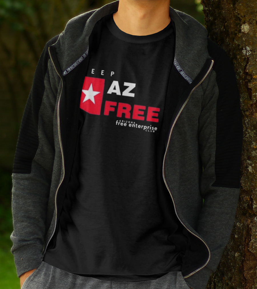 Keep AZ Free Arizona Free Enterprise Club Star T-Shirt