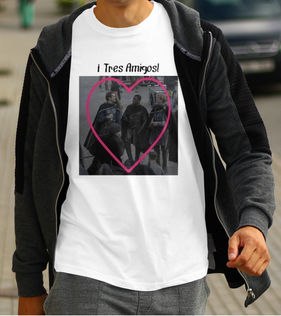 Martyn Reyne I Tres Amigos Aegon’s Friends Heart Scene T-Shirt