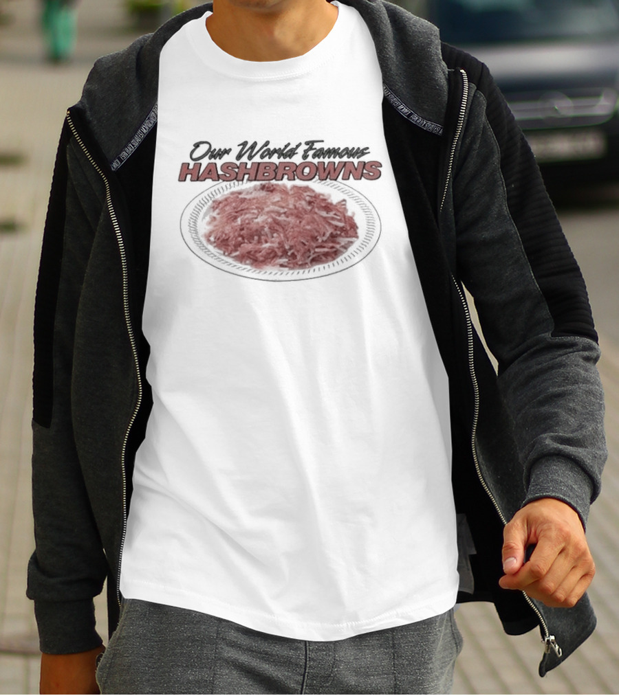 Our World Famous Hashbrowns Plate T-Shirt