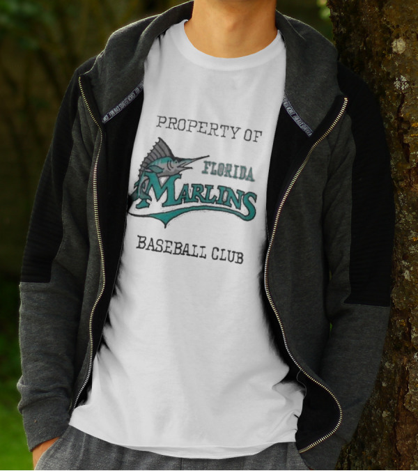 Property Of Florida Marlins Baseball Club T-Shirt