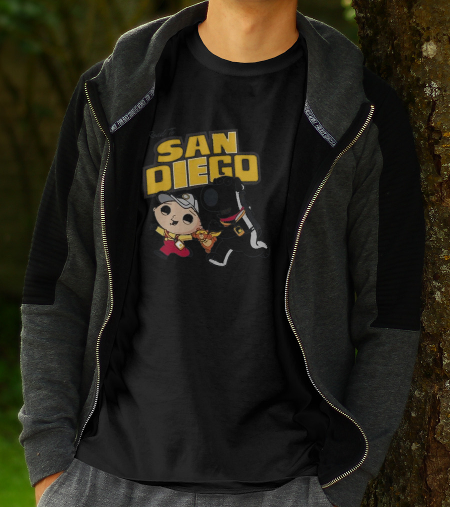 Road To San Diego Family Guy Inspired Stewie And Brian Adventure T-Shirt