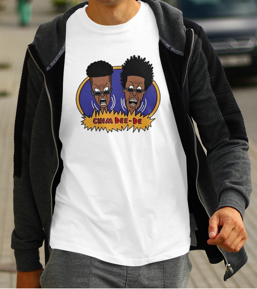 Chim Dee-De Beavis And Butt-Head Cartoon Characters With Bold Expressions T-Shirt