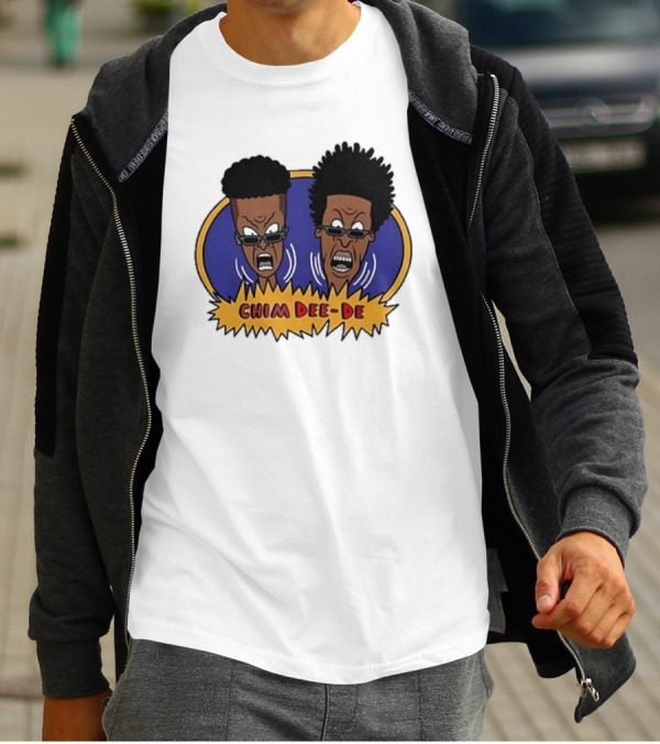Chim Dee-De Beavis And Butt-Head Cartoon Characters With Bold Expressions T-Shirt