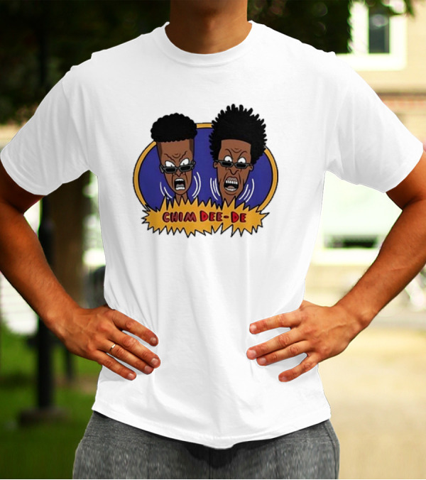 Chim Dee-De Beavis And Butt-Head Cartoon Characters With Bold Expressions T-Shirt