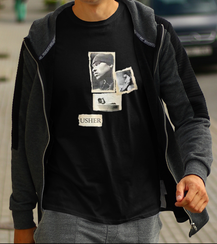 Usher Confessions Album Collage T-Shirt