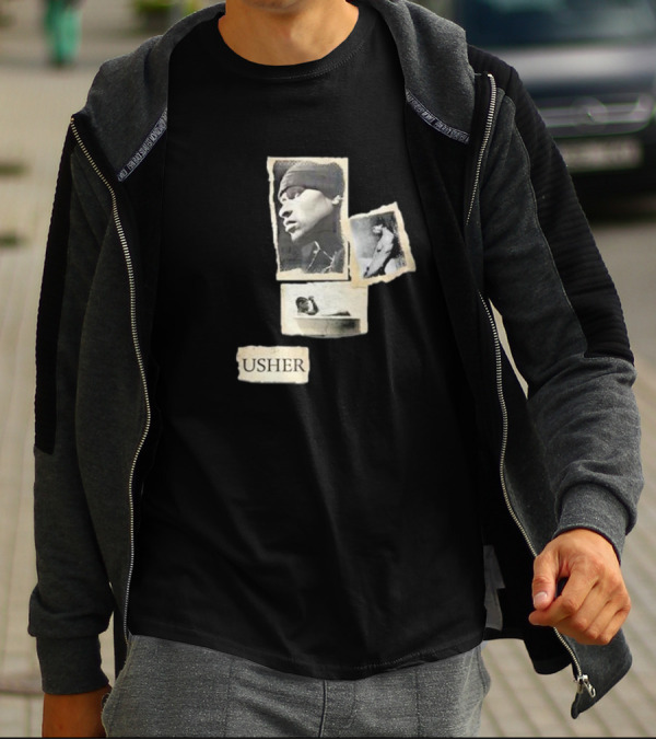 Usher Confessions Album Collage T-Shirt