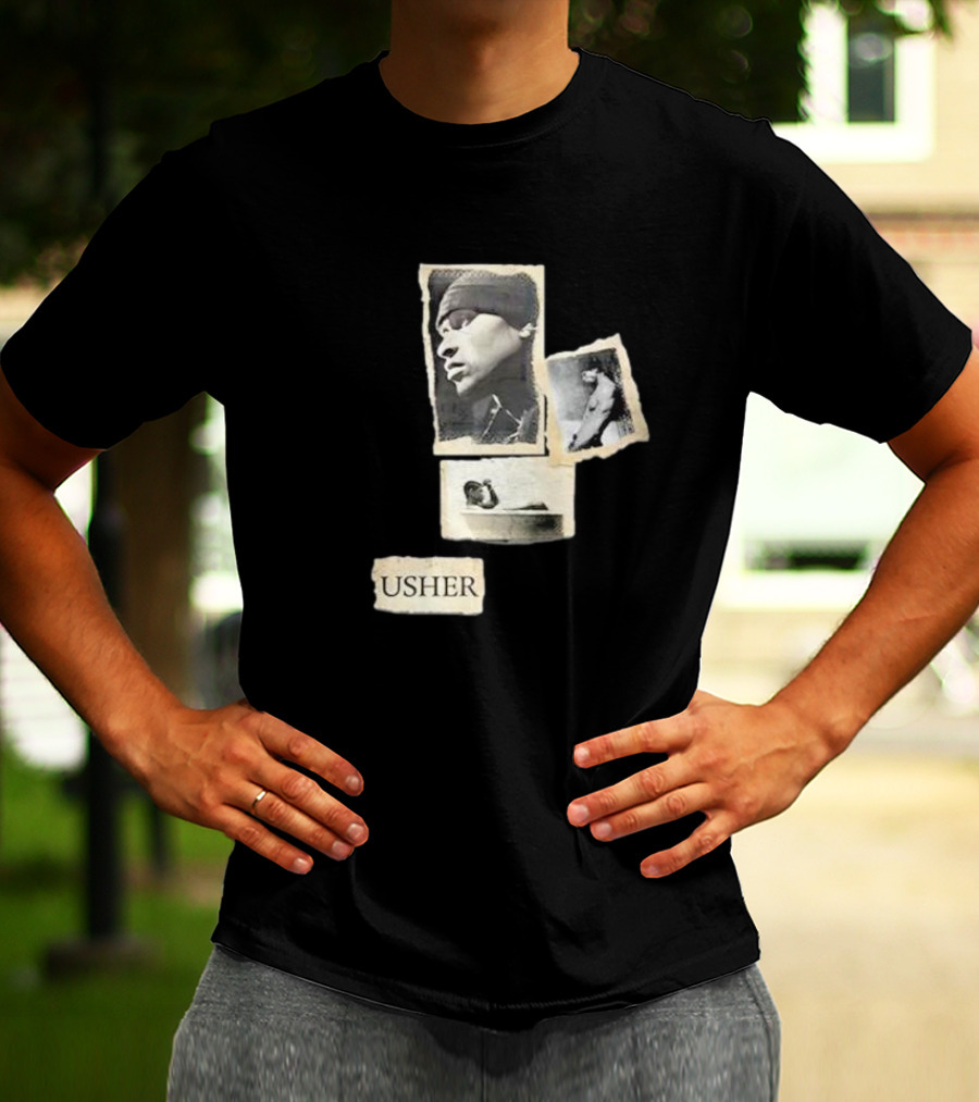 Usher Confessions Album Collage T-Shirt