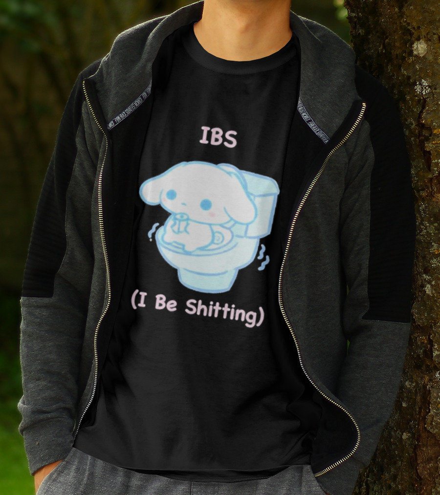 IBS I Be Shitting Cinnamoroll Toilet Humor T-Shirt