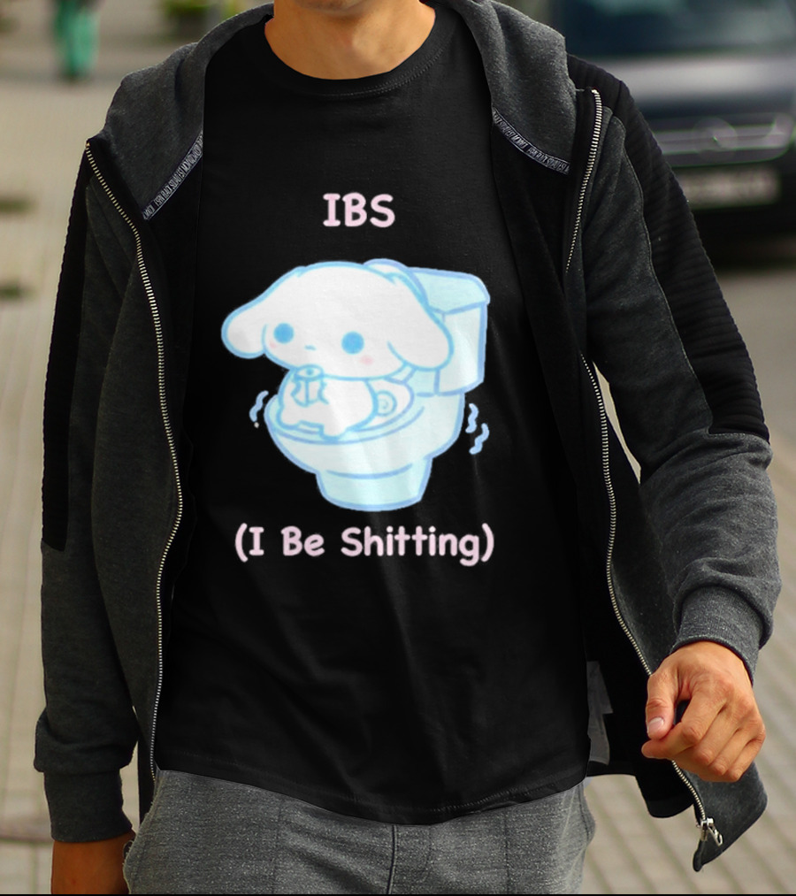 IBS I Be Shitting Cinnamoroll Toilet Humor T-Shirt