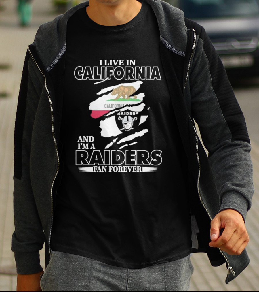 California Living Raiders Fan Forever T-Shirt