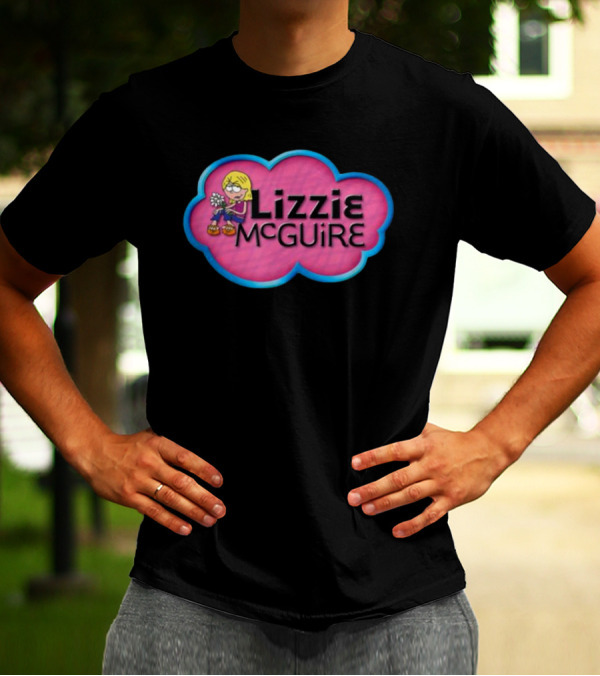 Lizzie McGuire Pink Cloud Cartoon T-Shirt