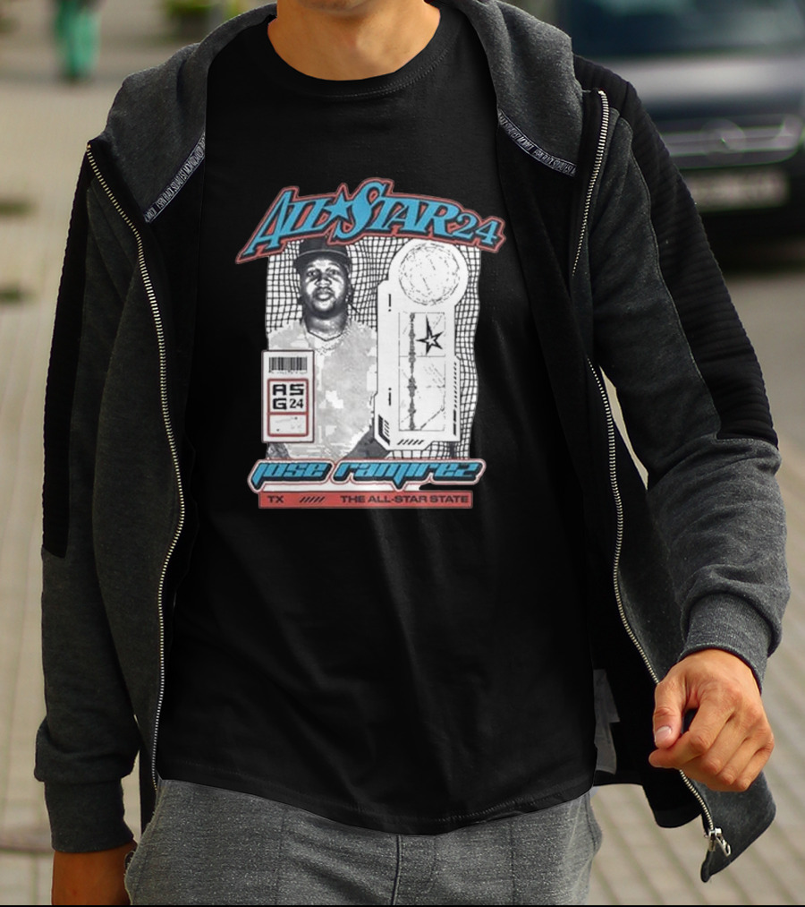 All-Star 24 ASG Jose Ramirez TX The All-Star State T-Shirt