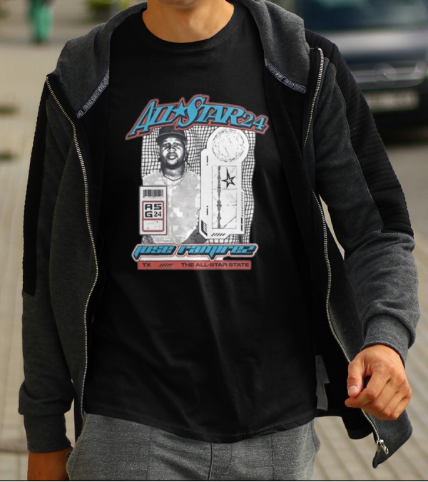All-Star 24 ASG Jose Ramirez TX The All-Star State T-Shirt