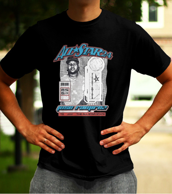 All-Star 24 ASG Jose Ramirez TX The All-Star State T-Shirt