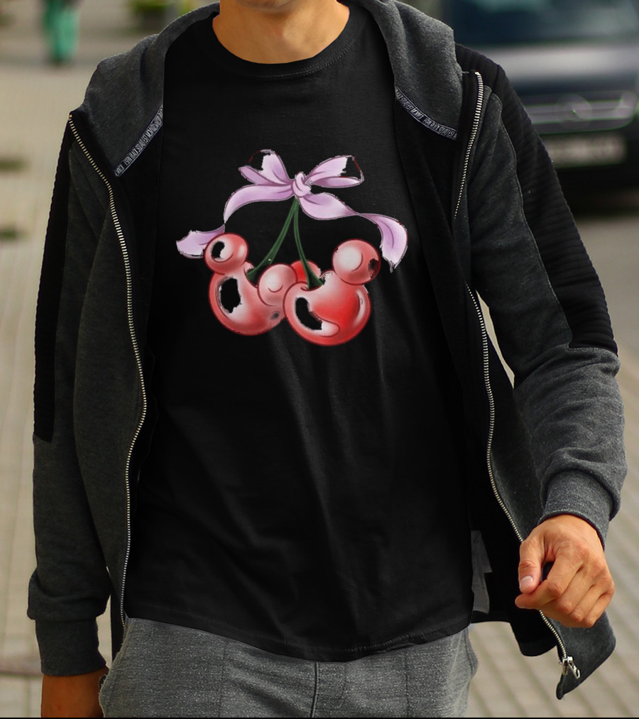 Rope Drop Threads Disney Mickey Cherries Bow T-Shirt