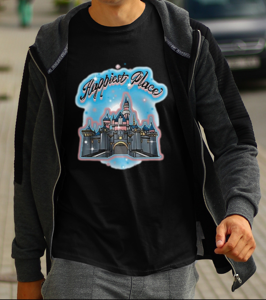 Happiest Place Rope Drop Threads Castle T-Shirt