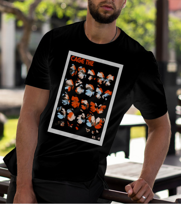 Cage The Elephant Butterfly Pattern Isleta Amphitheater Albuquerque July 9 T-Shirt