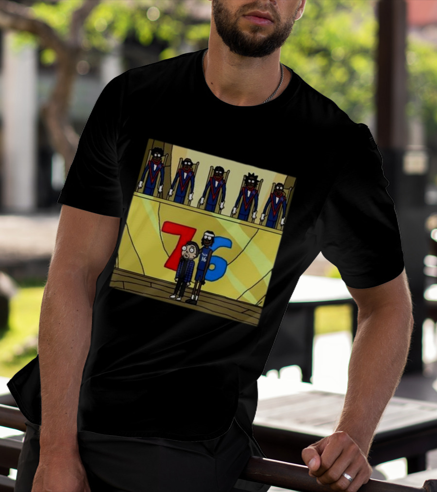 Council Of Rickys And Daryl Morty Sixers 76 T-Shirt