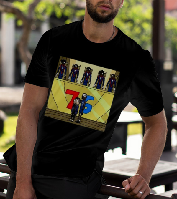 Council Of Rickys And Daryl Morty Sixers 76 T-Shirt